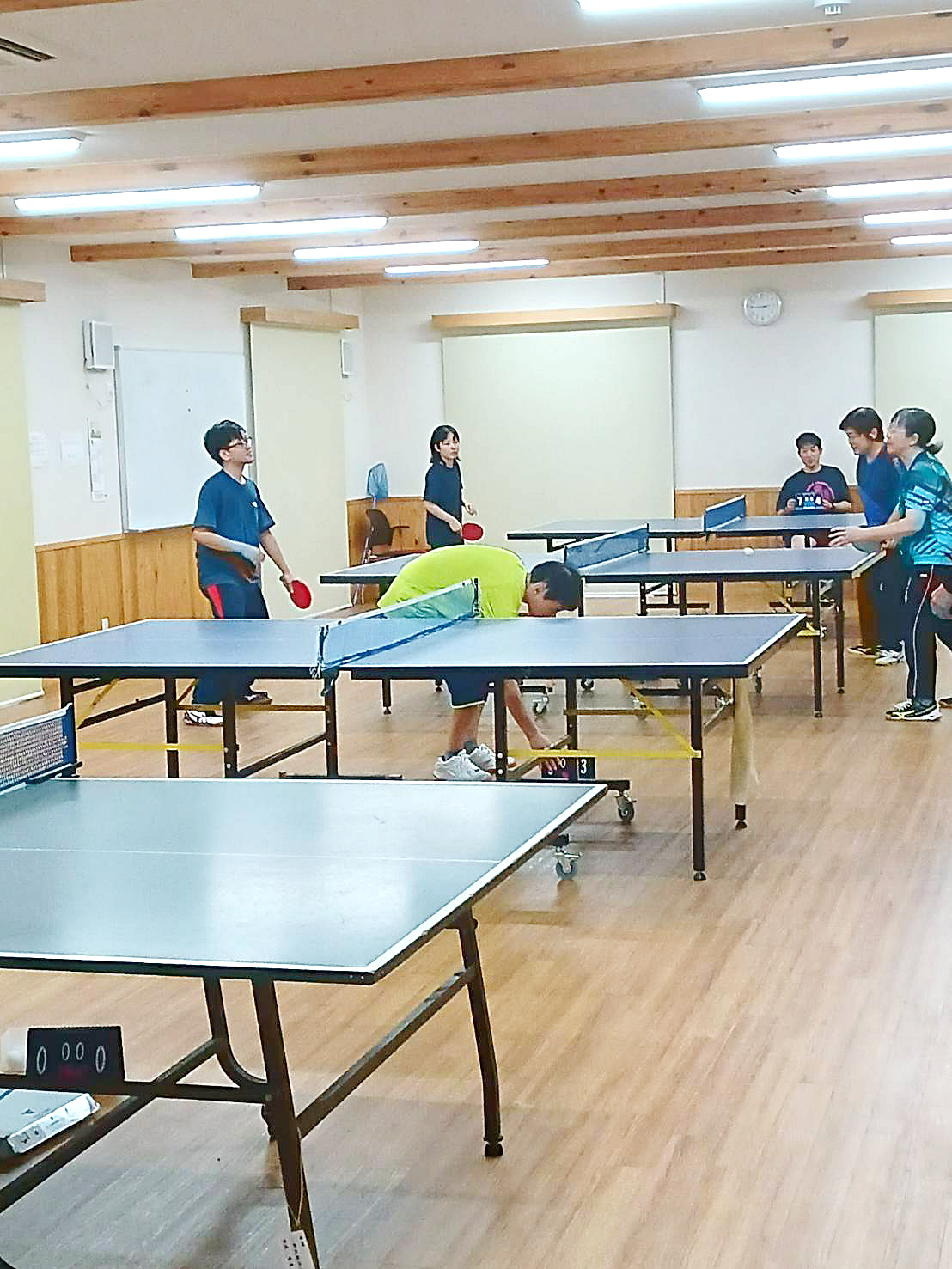 卓球交流会の様子